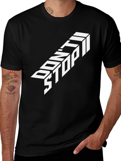 Dont Stop Graphic Tee - Black