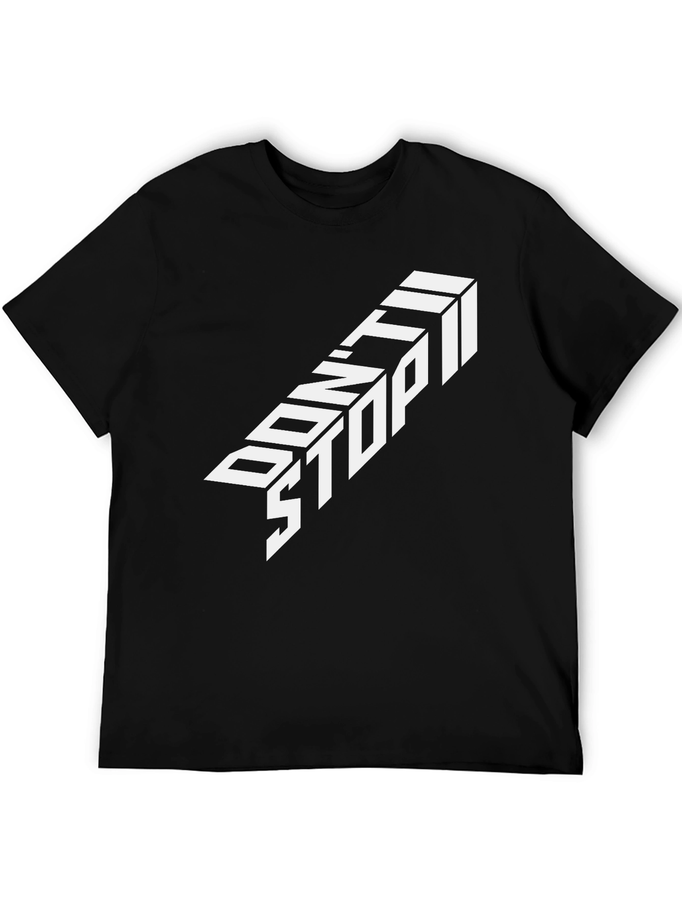 Dont Stop Graphic Tee - Black