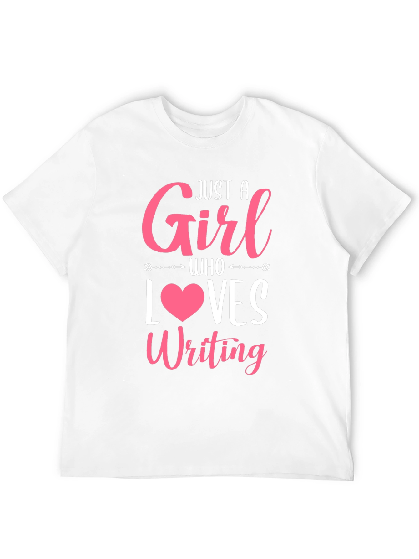 Just a Girl Who Loves Writing T-Shirt