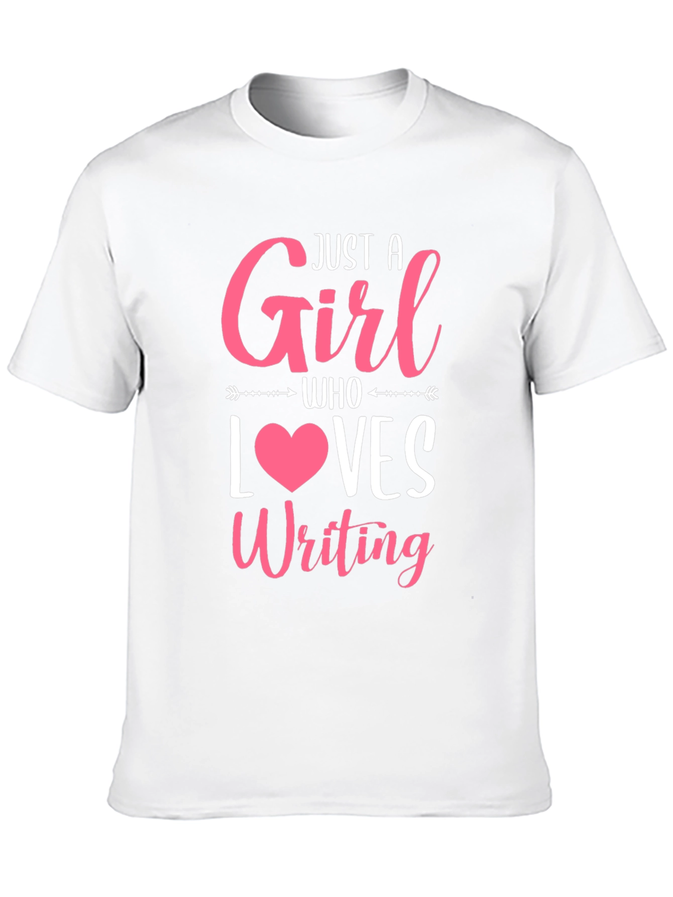 Just a Girl Who Loves Writing T-Shirt