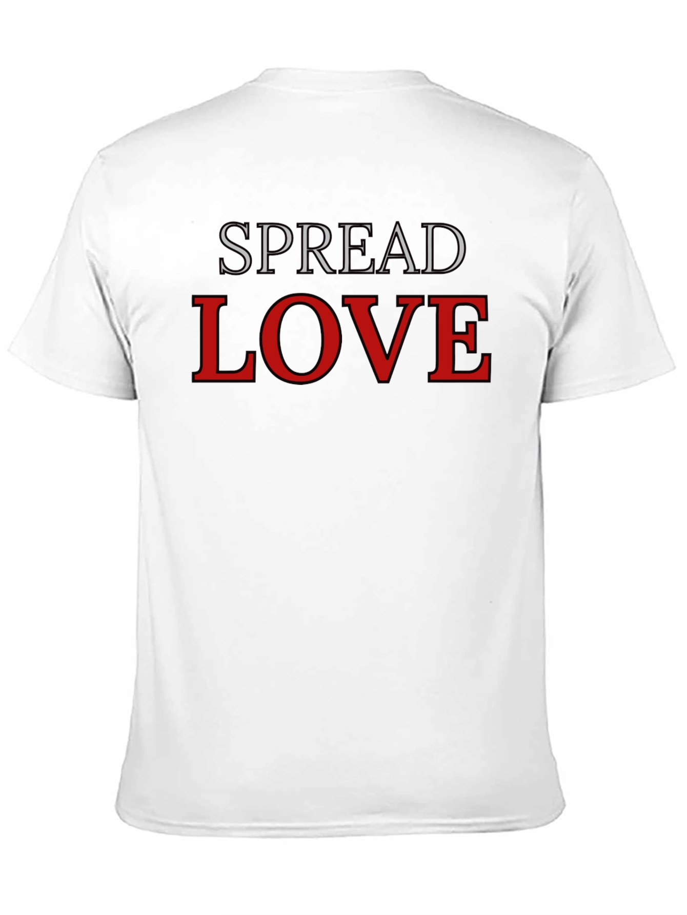 Spread Love Black Graphic T-Shirt