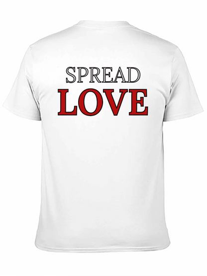 Spread Love Black Graphic T-Shirt