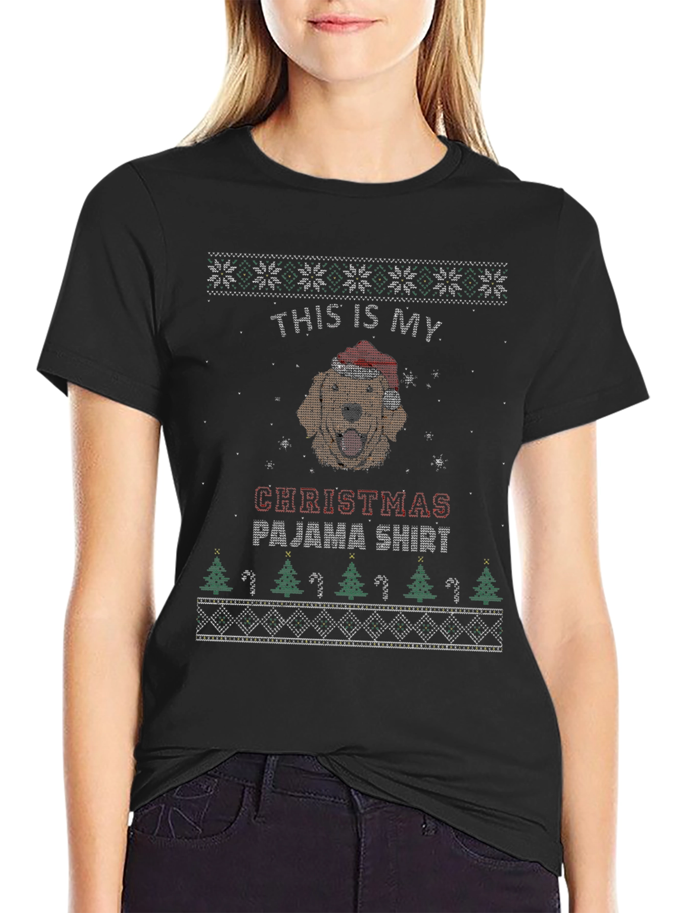 Dog Christmas Pajama T-Shirt