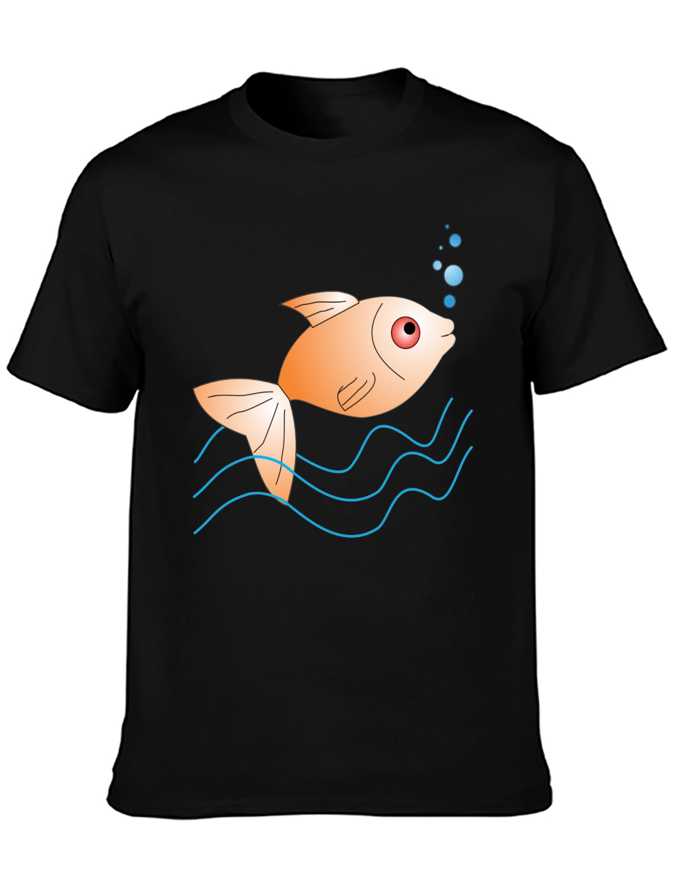 Cartoon Fish Graphic Tee - Unique Style
