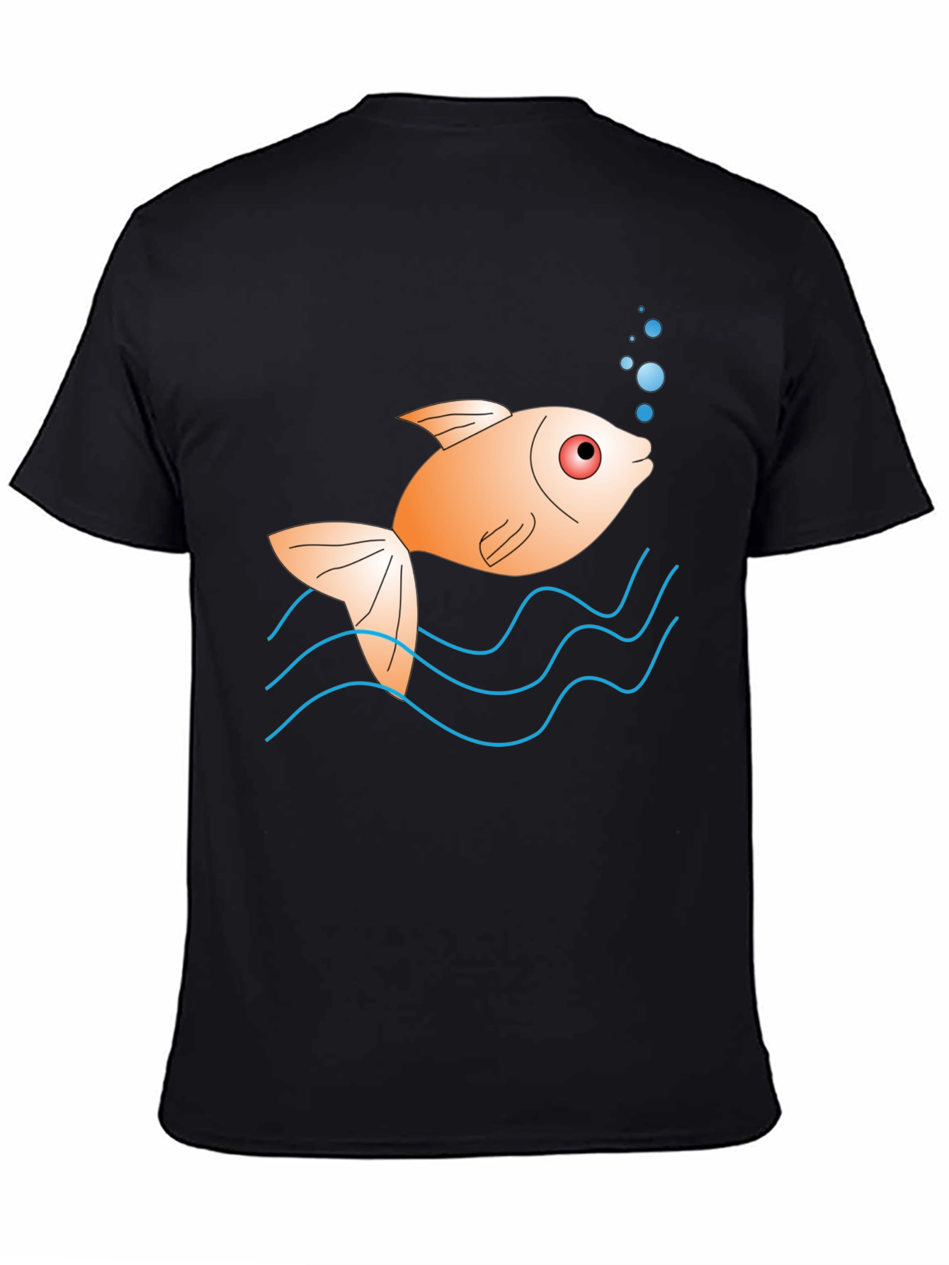 Cartoon Fish Graphic Tee - Unique Style