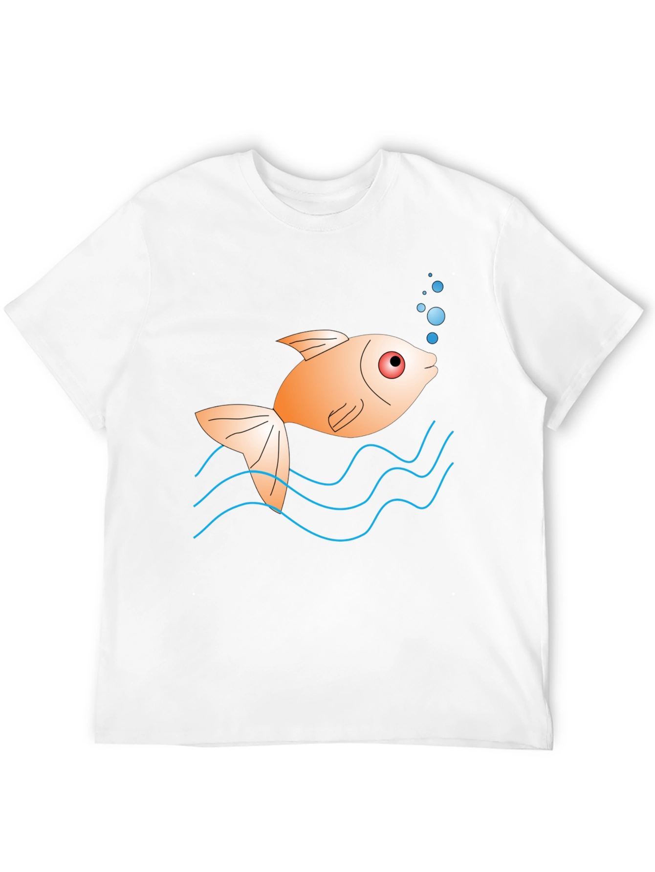 Cartoon Fish Graphic Tee - Unique Style