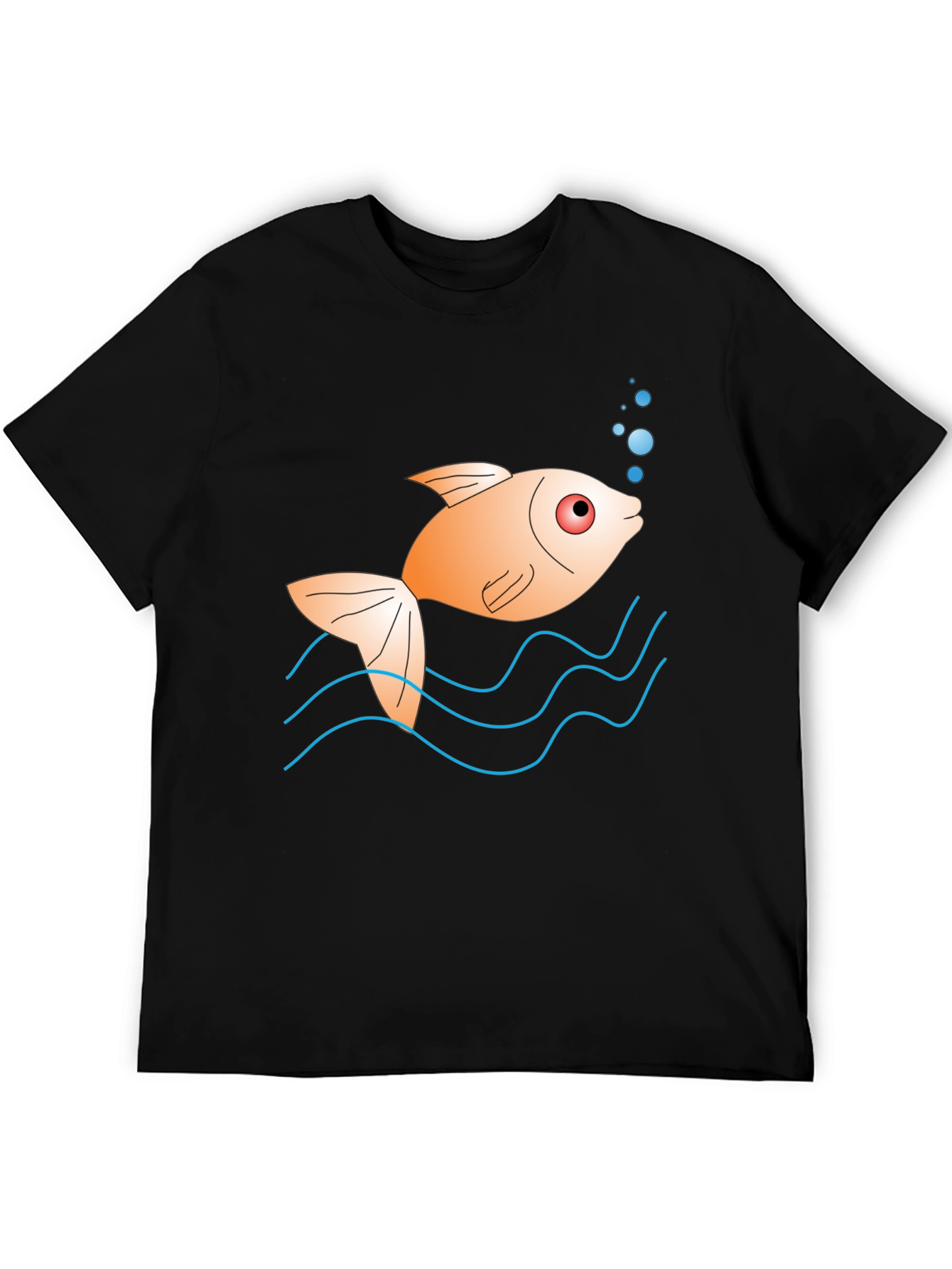 Cartoon Fish Graphic Tee - Unique Style