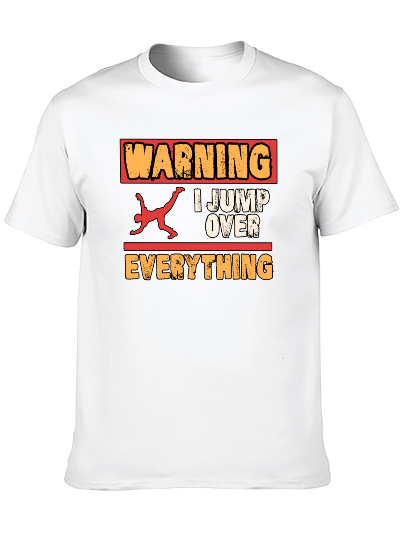 Warning I Jump Over Everything Graphic Tee