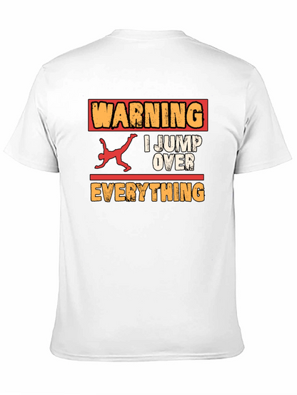 Warning I Jump Over Everything Graphic Tee
