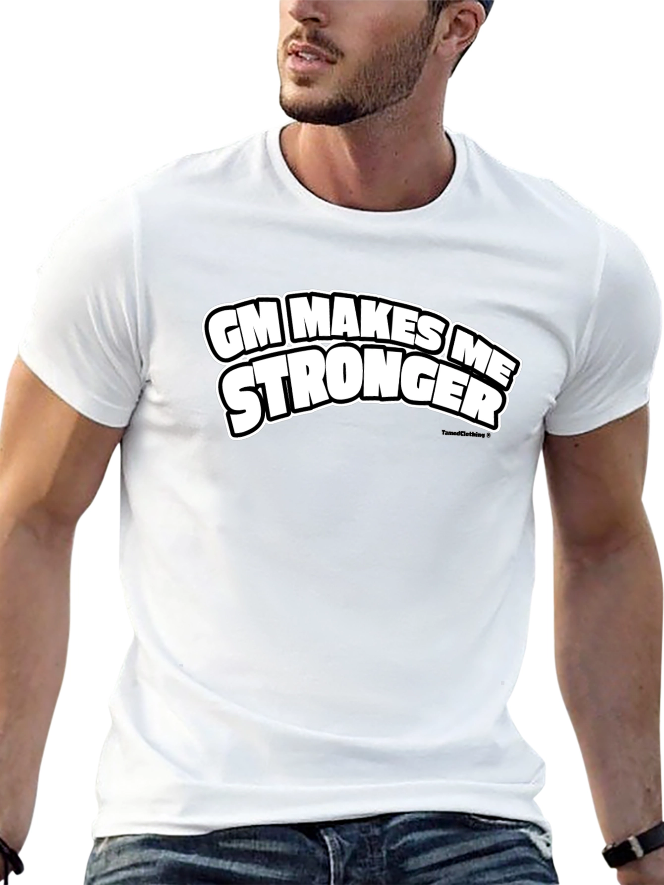 GM Makes Me Stronger Black T-Shirt