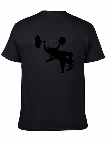 Bench Press Silhouette Black T-Shirt