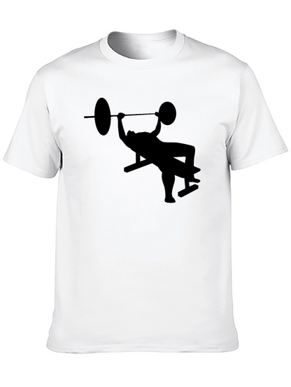 Bench Press Silhouette Black T-Shirt