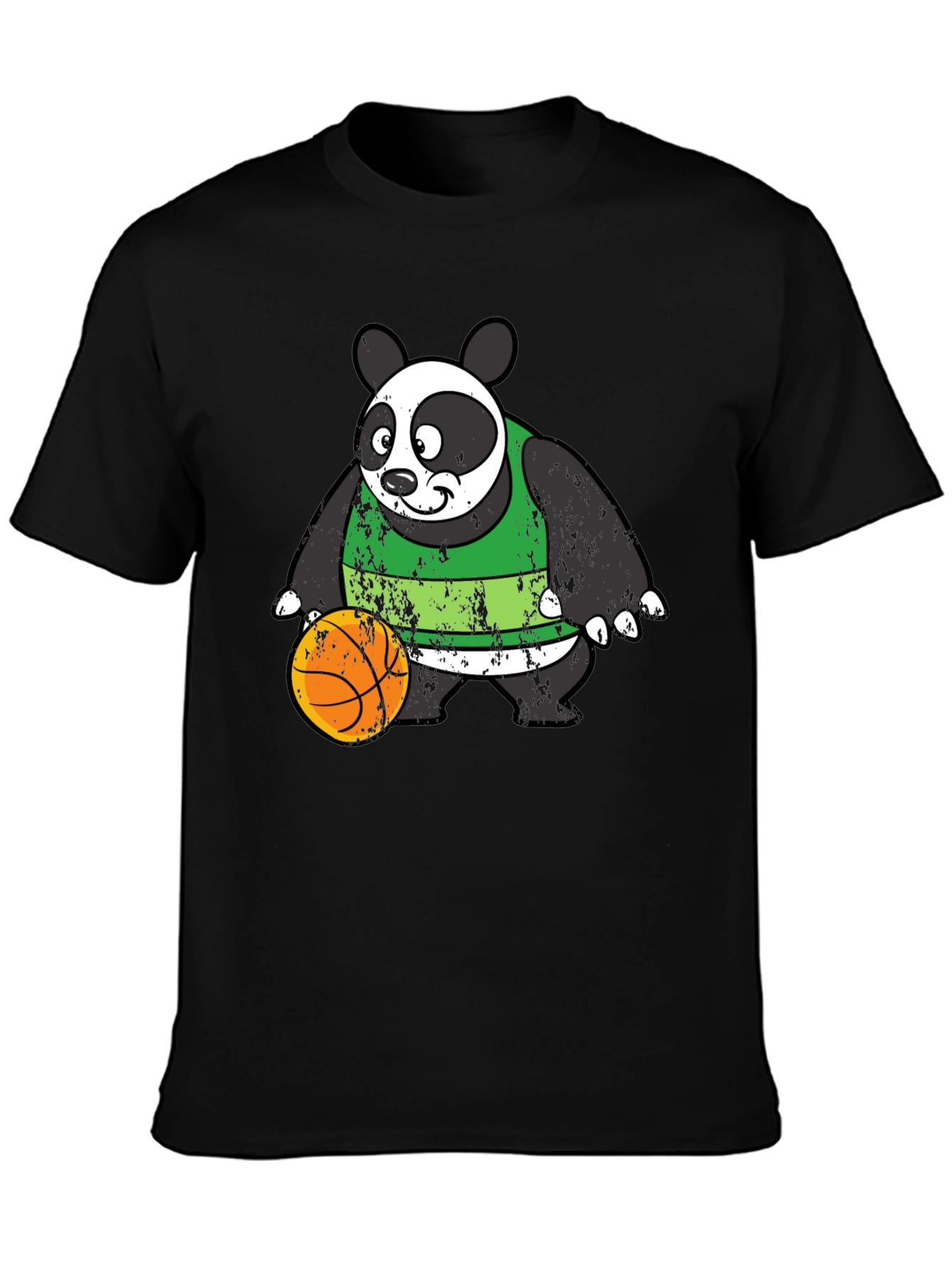 Panda Basketball Graphic Tee - Cool & Casual