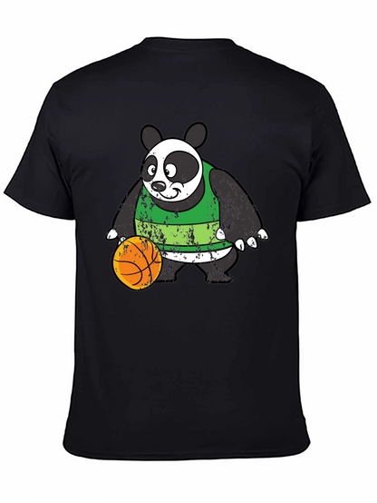 Panda Basketball Graphic Tee - Cool & Casual