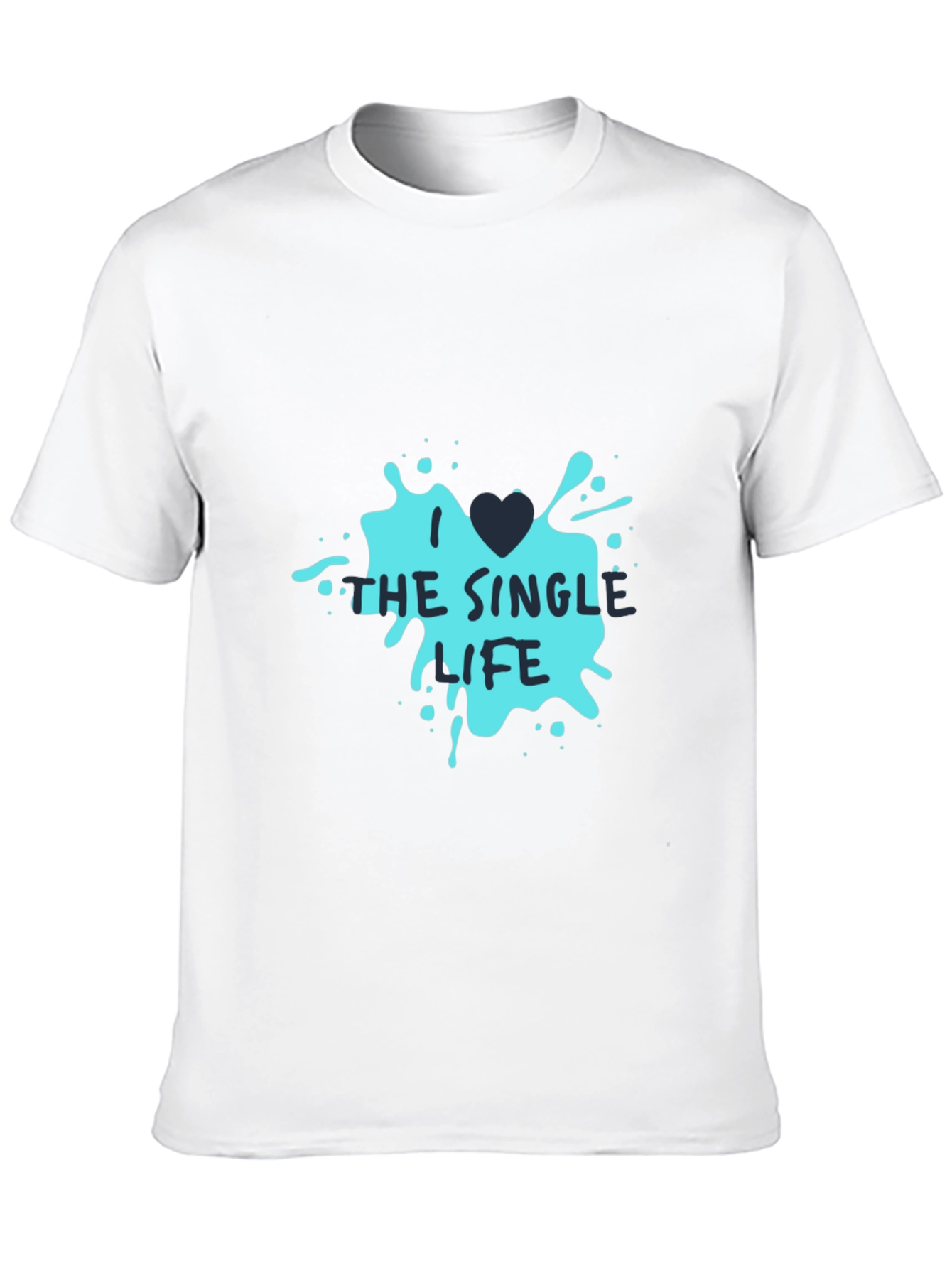 Single Life Graphic Tee - Black Casual T-Shirt