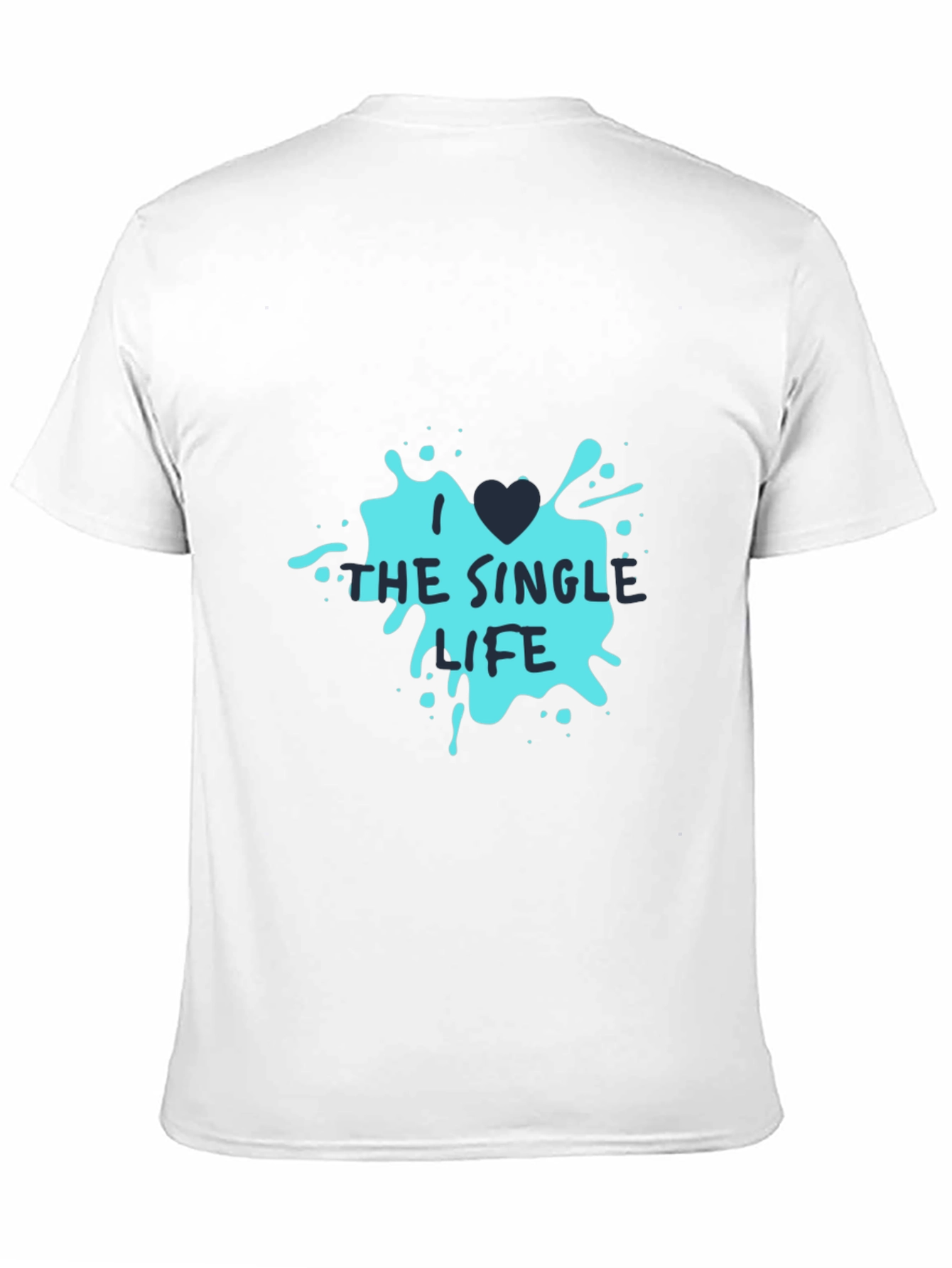 Single Life Graphic Tee - Black Casual T-Shirt
