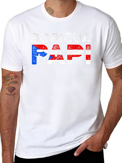 Boricua Papi T-Shirt: Puerto Rican Pride Tee