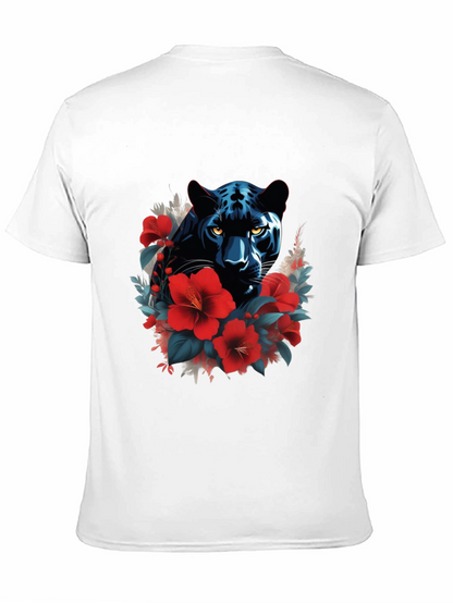 Black Panther Floral Graphic Tee - Mens