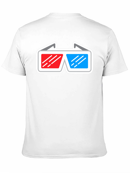 3D Glasses Graphic T-Shirt