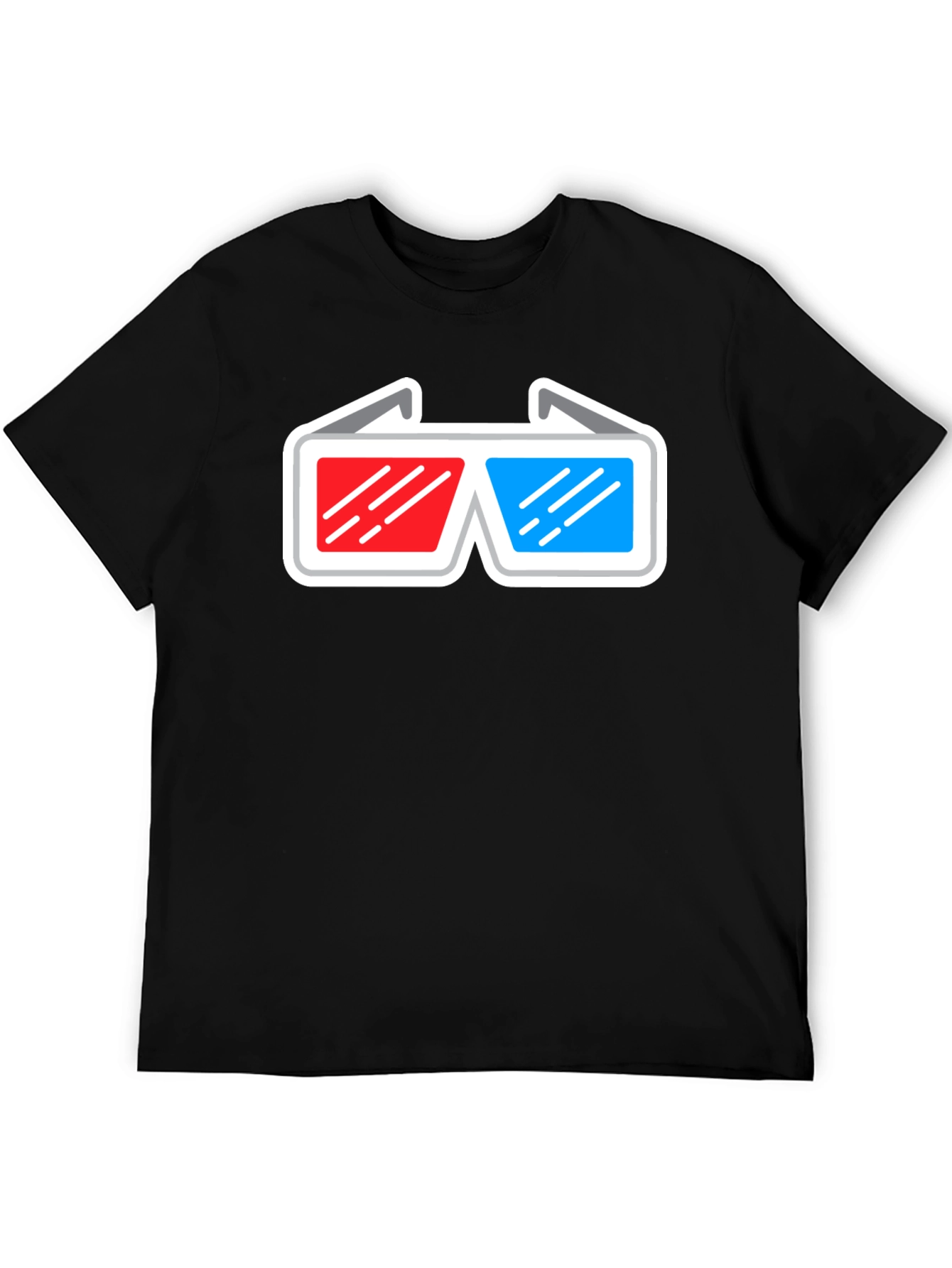3D Glasses Graphic T-Shirt