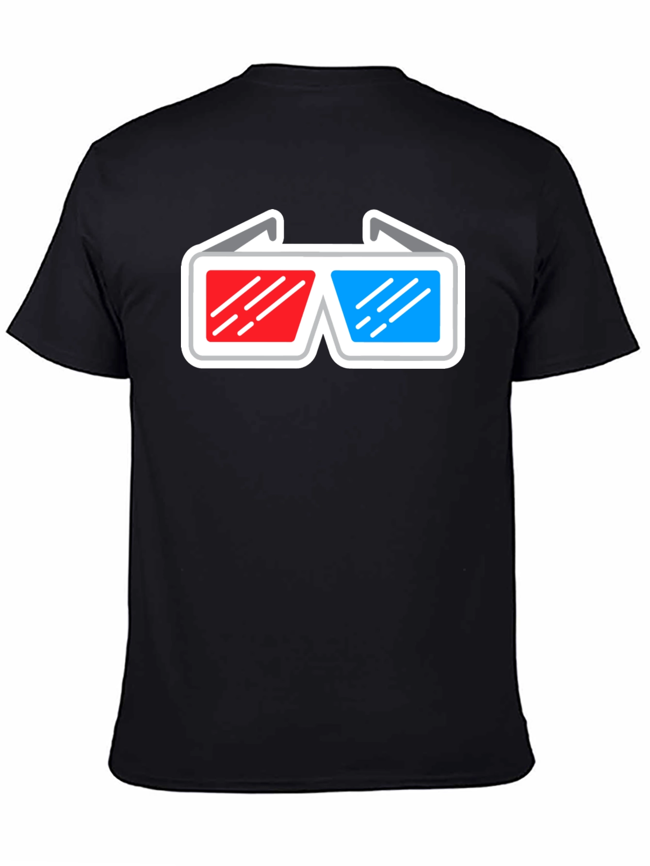 3D Glasses Graphic T-Shirt