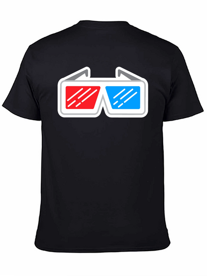3D Glasses Graphic T-Shirt