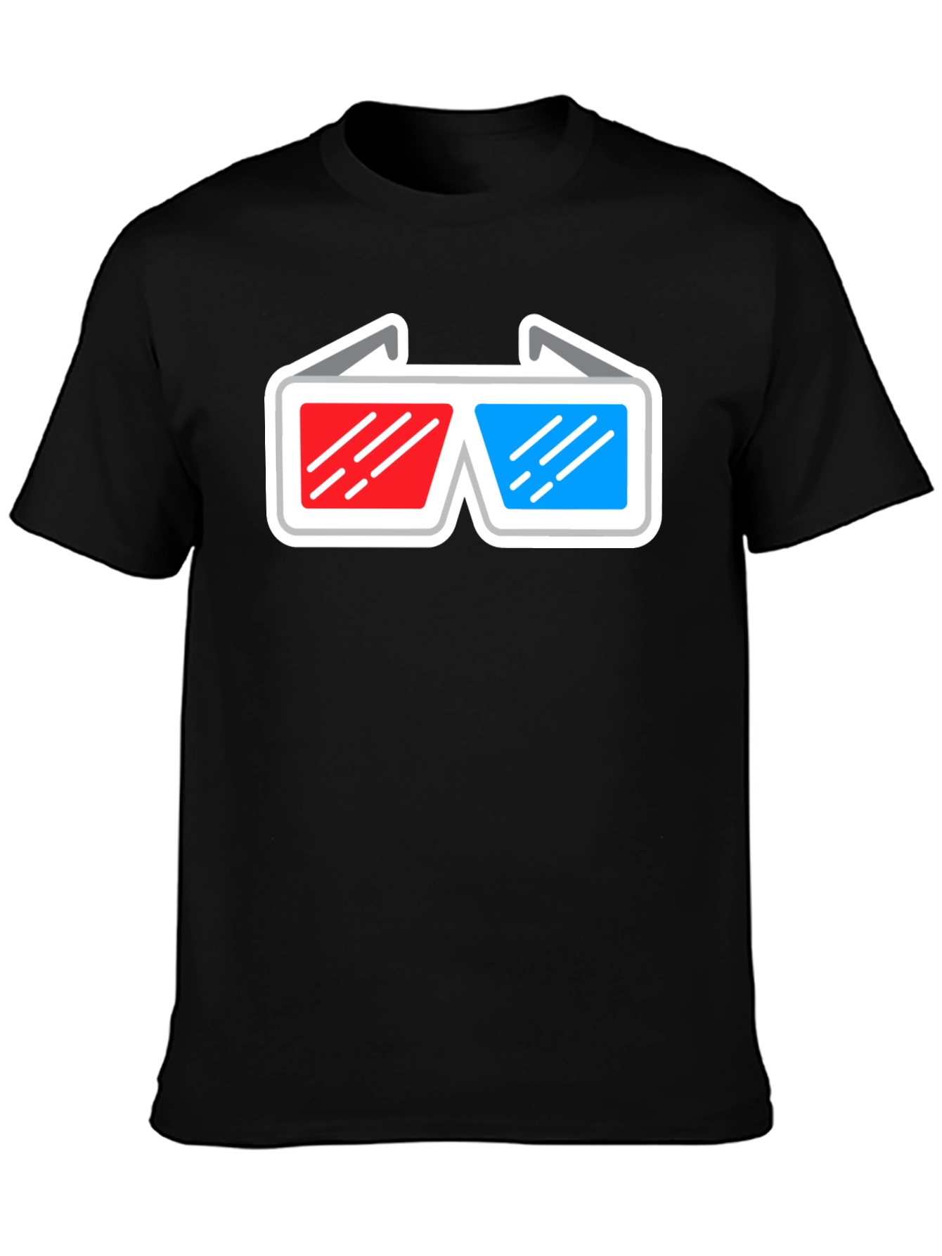 3D Glasses Graphic T-Shirt