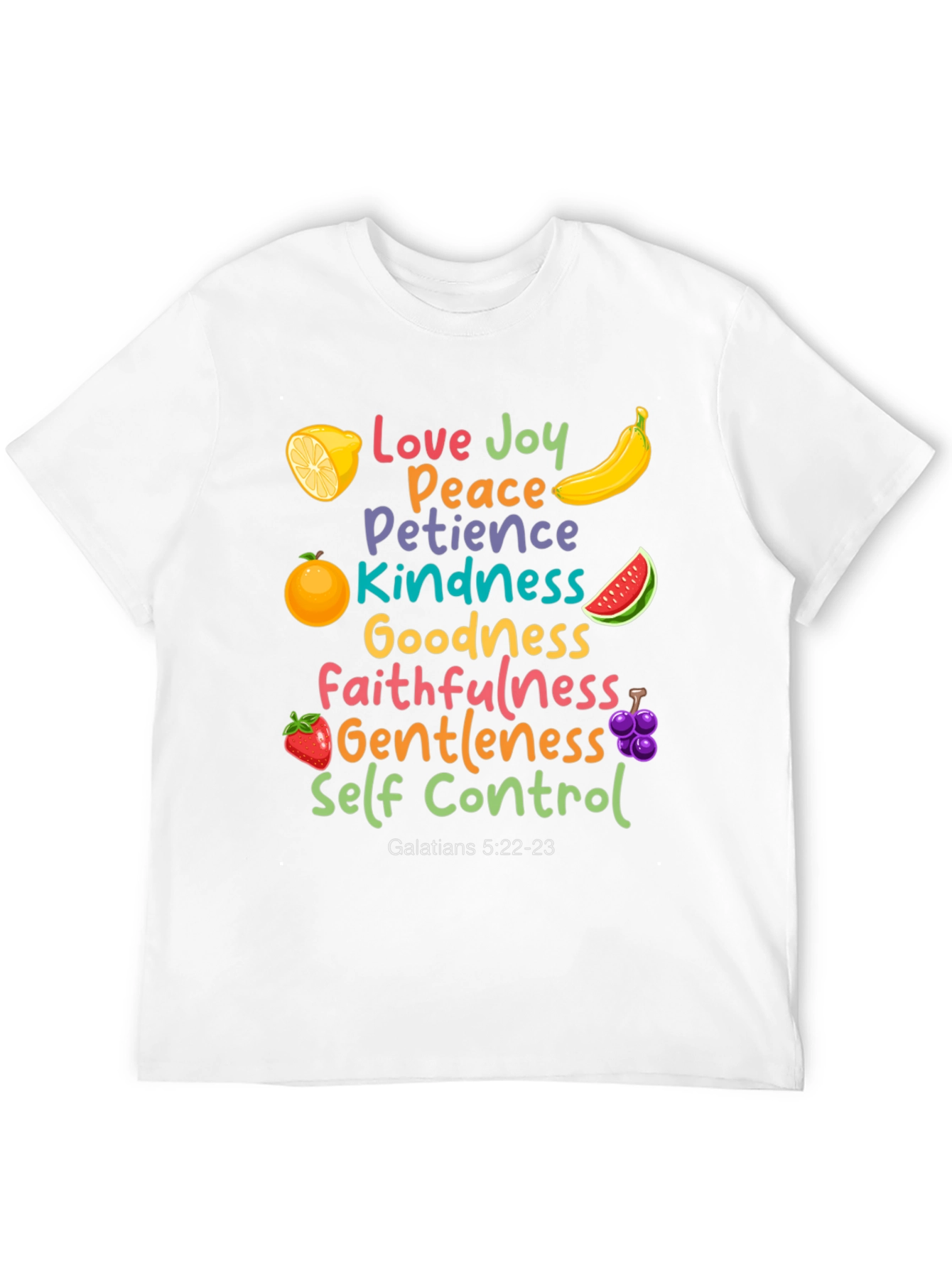 Fruit of the Spirit T-Shirt: Love Joy Peace