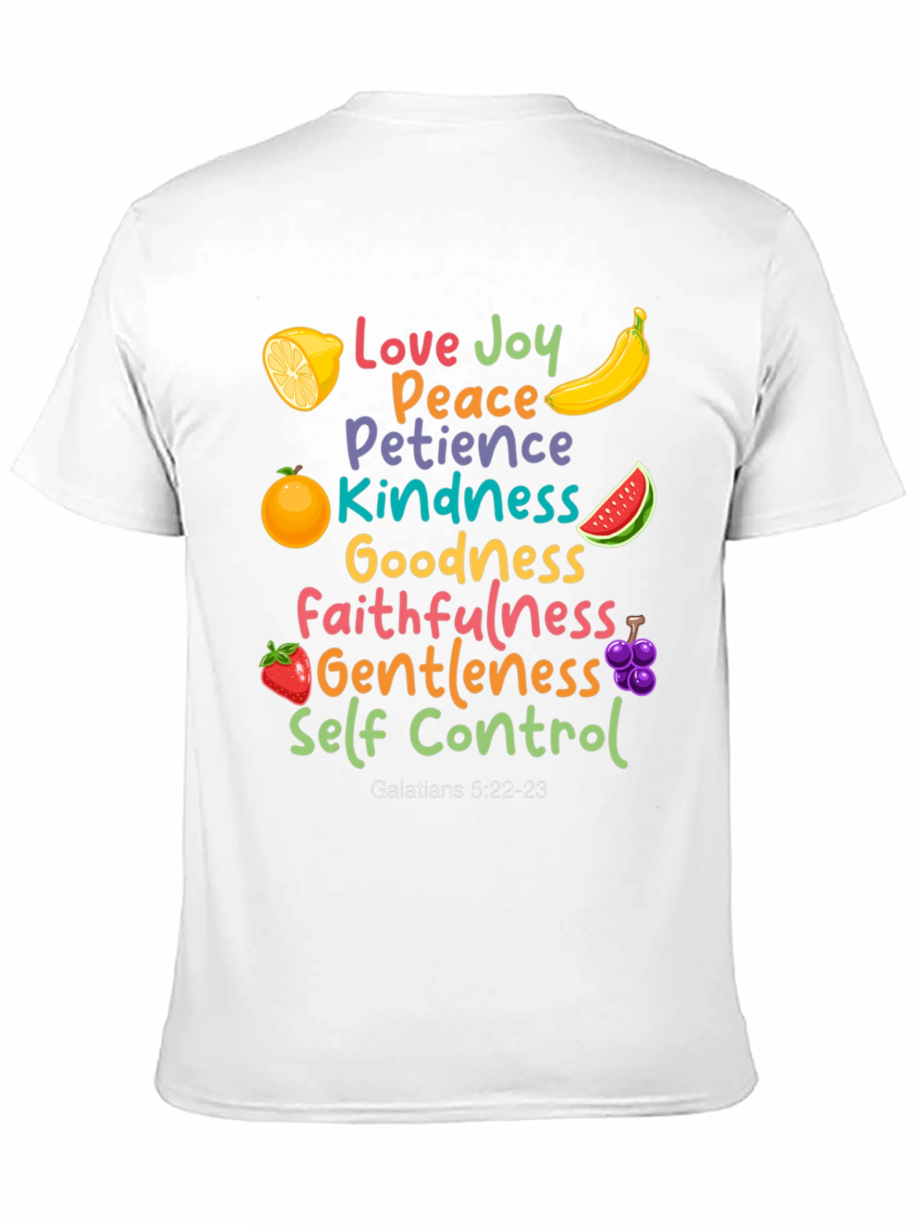 Fruit of the Spirit T-Shirt: Love Joy Peace
