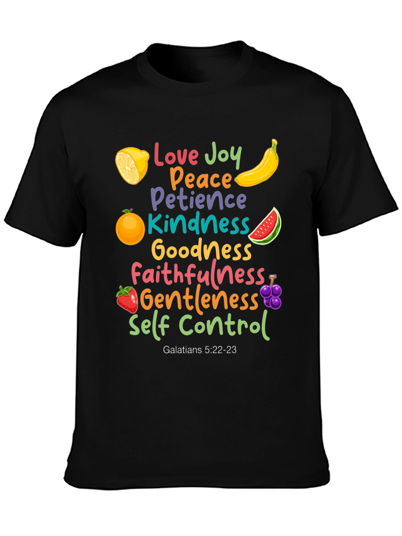Fruit of the Spirit T-Shirt: Love Joy Peace