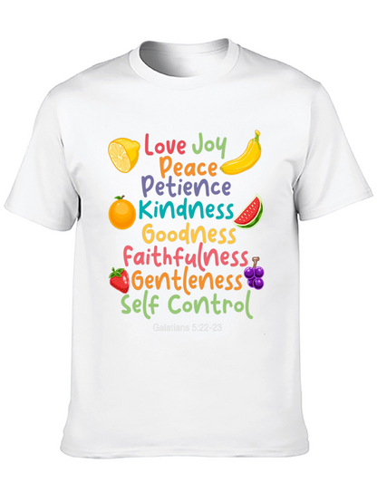 Fruit of the Spirit T-Shirt: Love Joy Peace