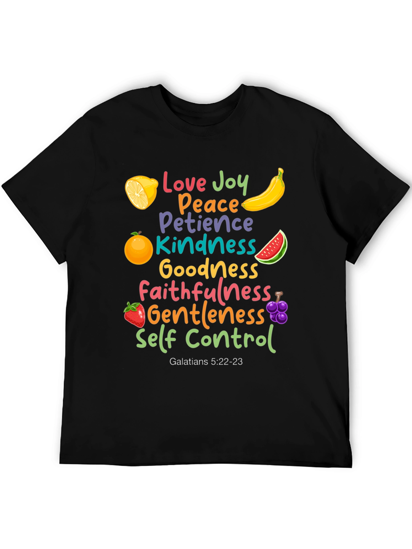 Fruit of the Spirit T-Shirt: Love Joy Peace