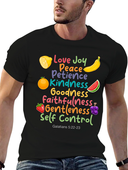 Fruit of the Spirit T-Shirt: Love Joy Peace
