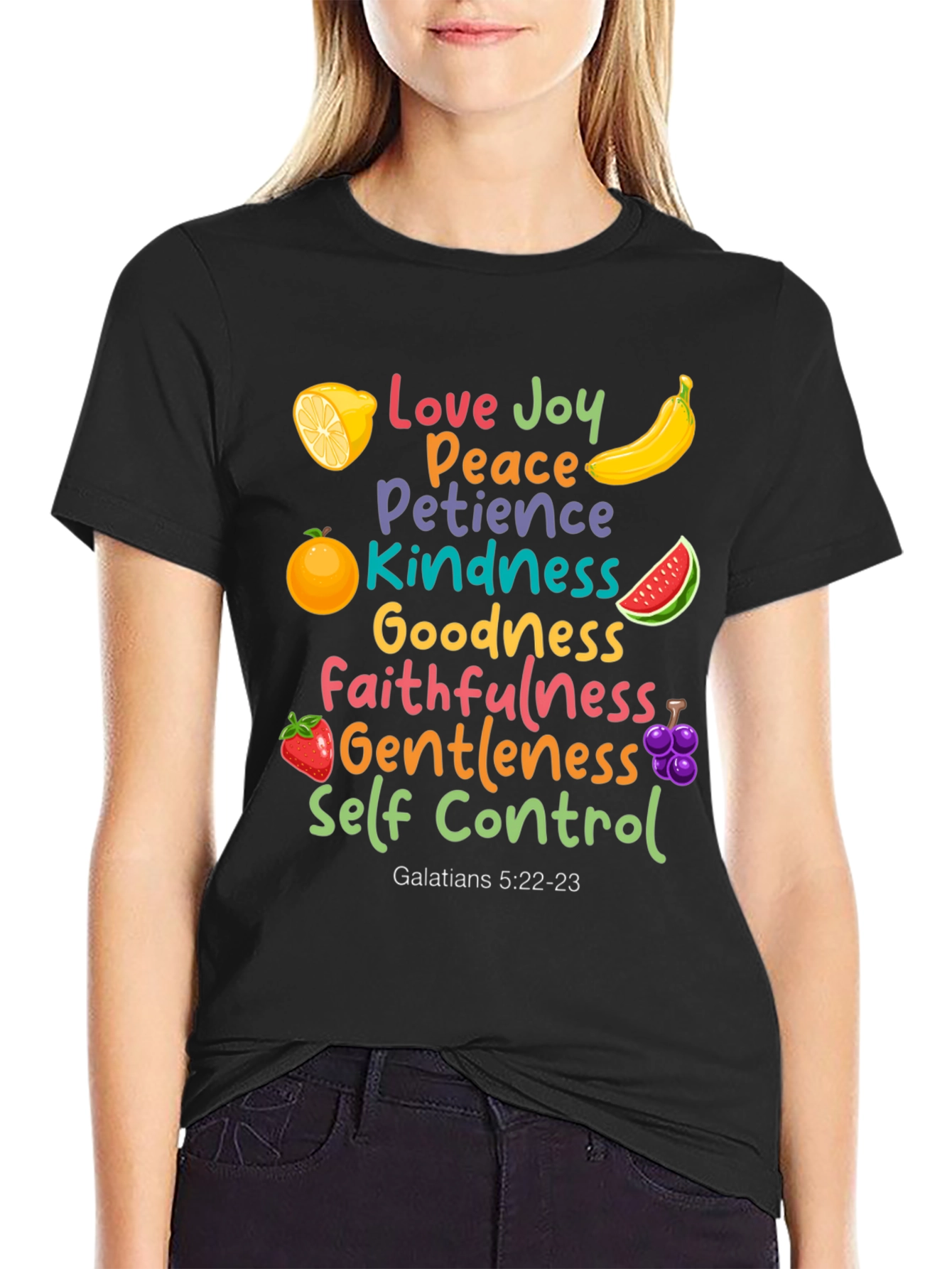 Fruit of the Spirit T-Shirt: Love Joy Peace
