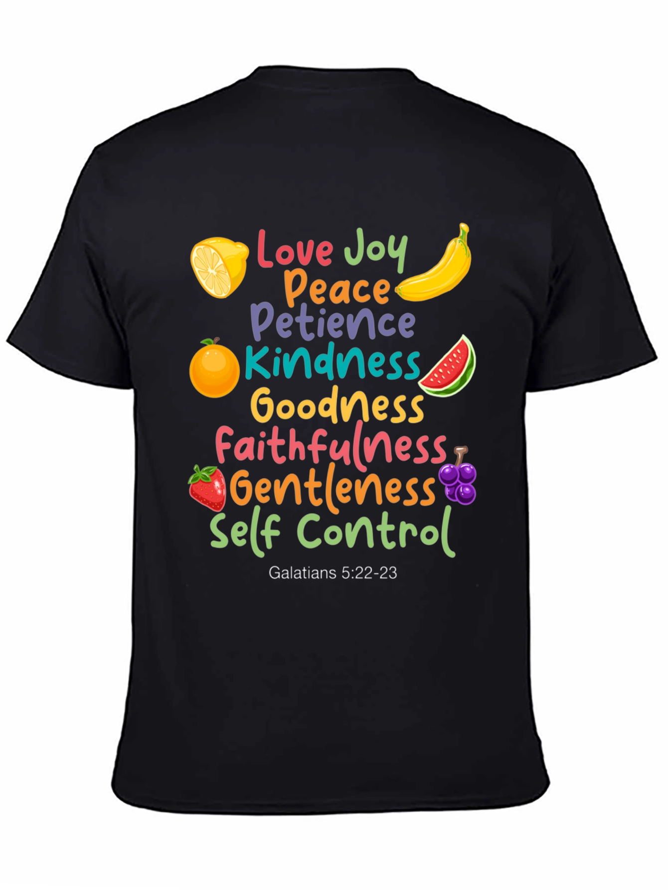 Fruit of the Spirit T-Shirt: Love Joy Peace
