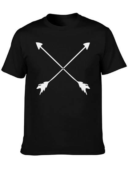 Arrow Cross T-Shirt - Stylish Graphic Tee