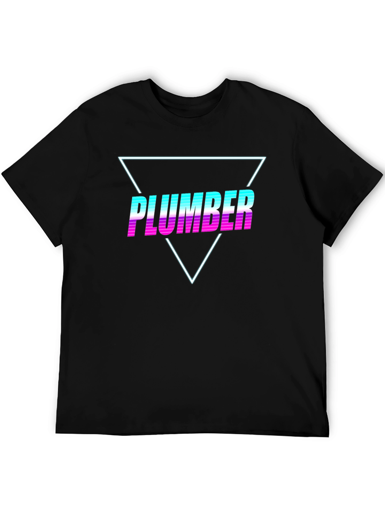 Retro Plumber T-Shirt - Vaporwave Design