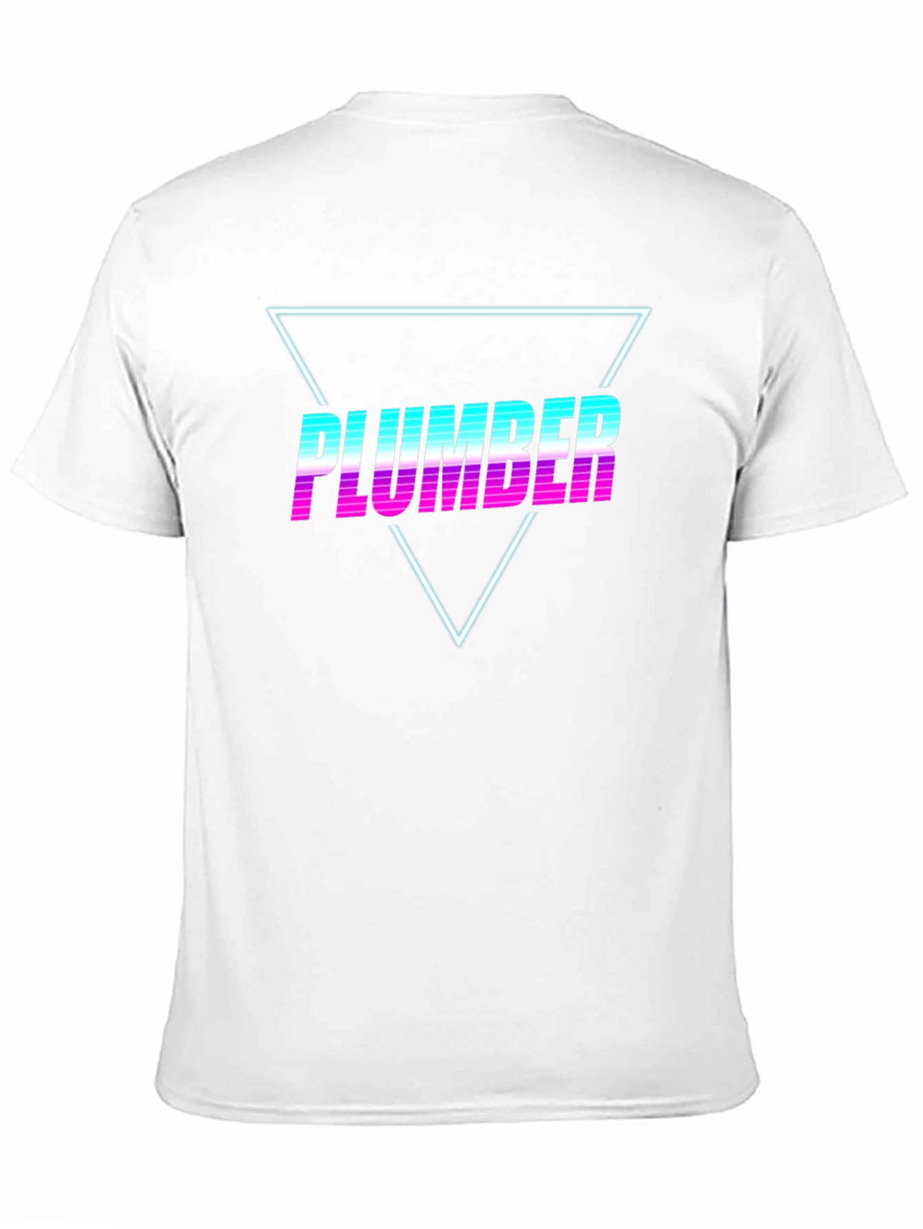 Retro Plumber T-Shirt - Vaporwave Design