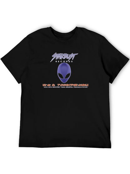 Stardust Records Alien Graphic Black T-Shirt
