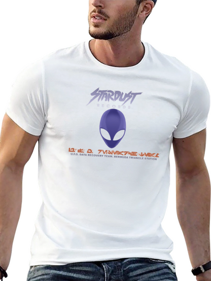 Stardust Records Alien Graphic Black T-Shirt
