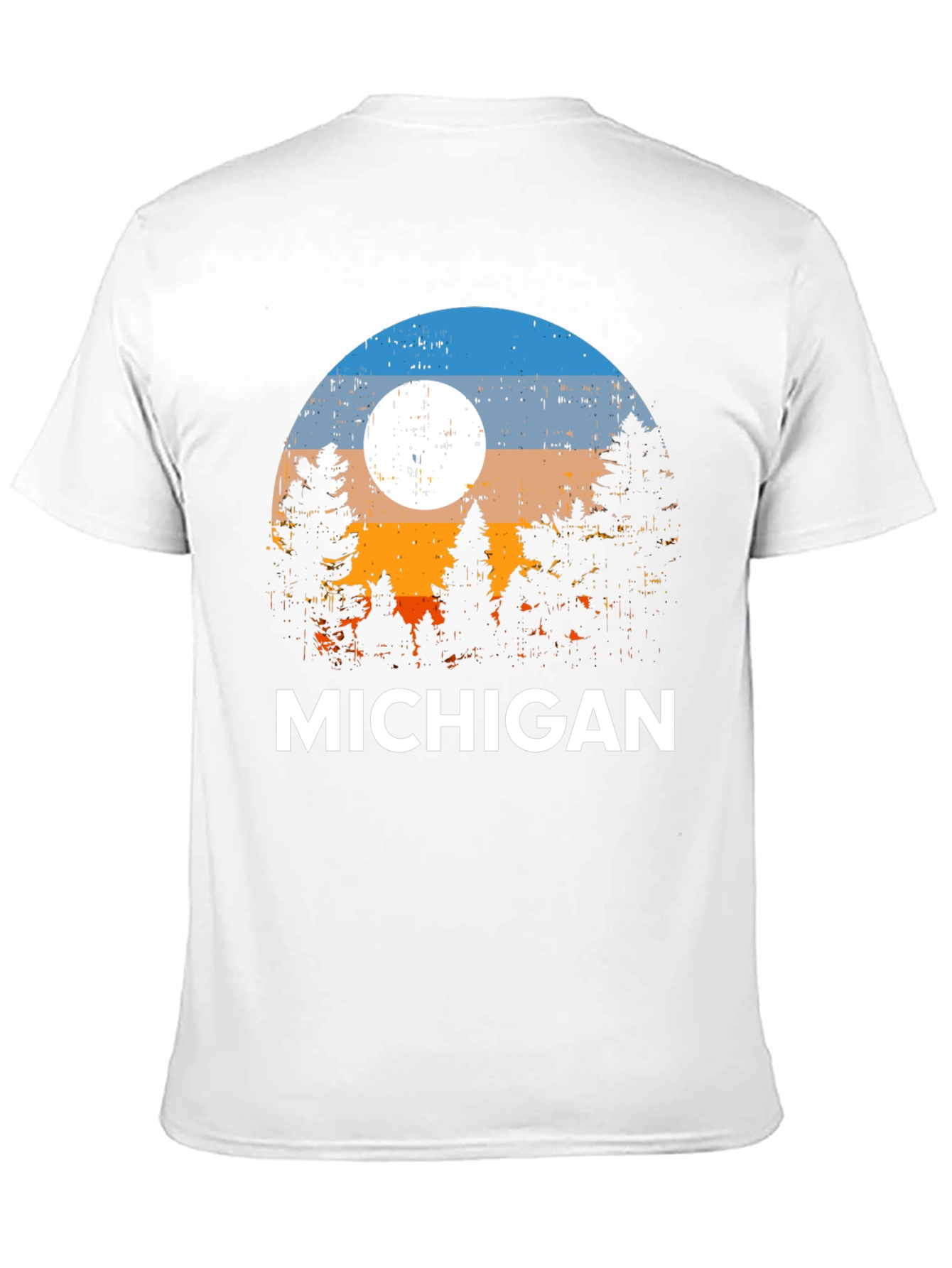 Michigan Landscape Graphic T-Shirt