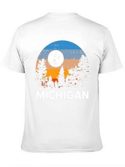 Michigan Landscape Graphic T-Shirt