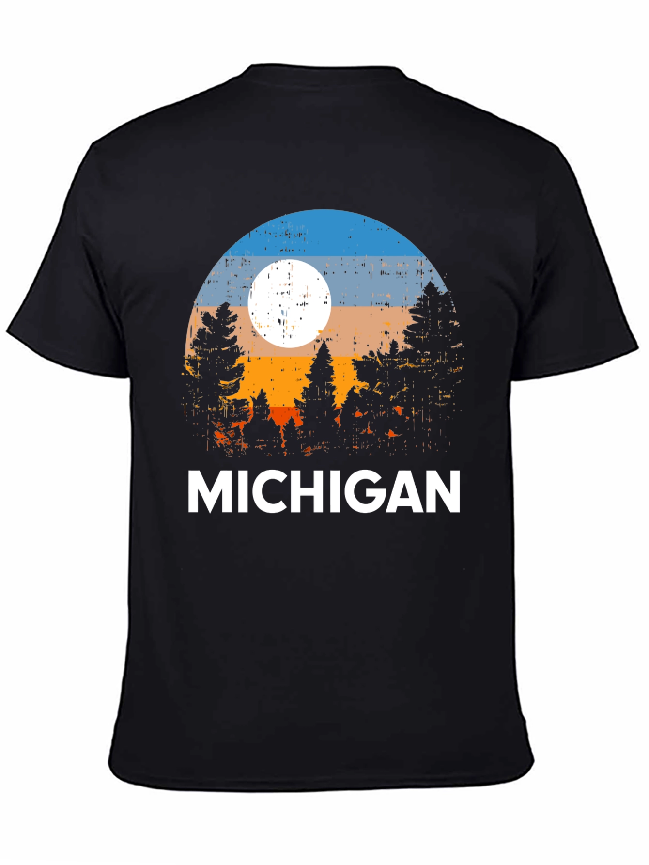 Michigan Landscape Graphic T-Shirt