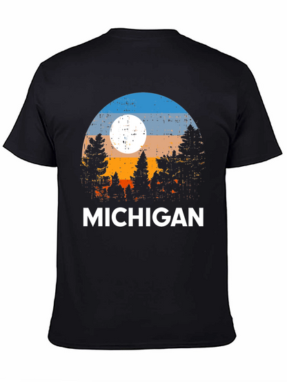 Michigan Landscape Graphic T-Shirt