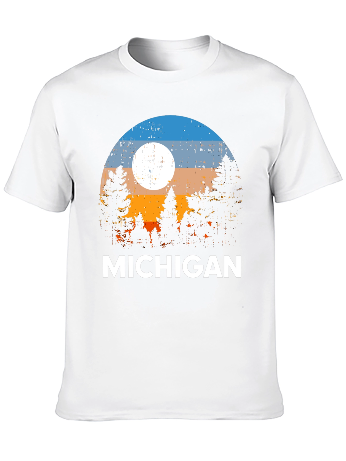Michigan Landscape Graphic T-Shirt