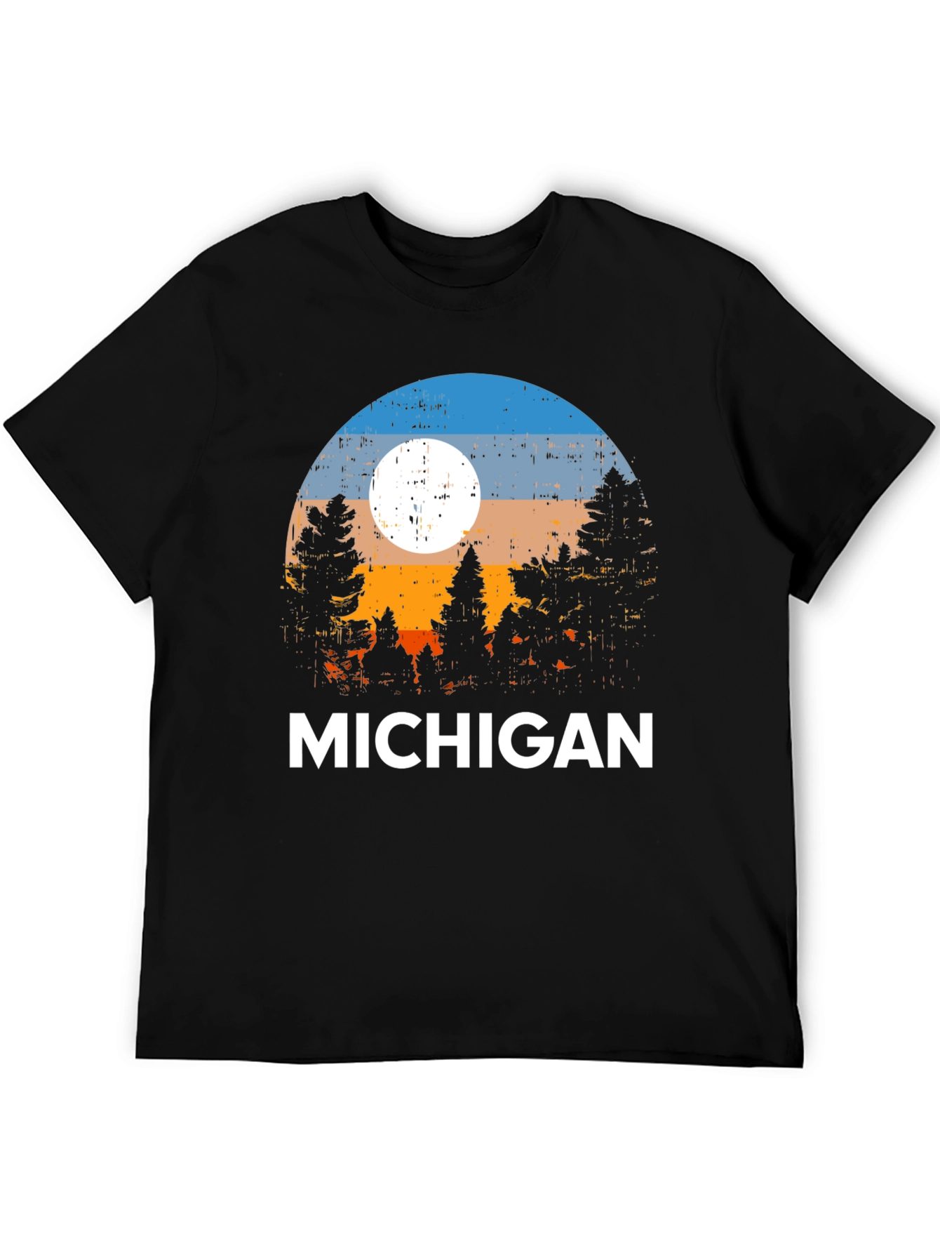Michigan Landscape Graphic T-Shirt
