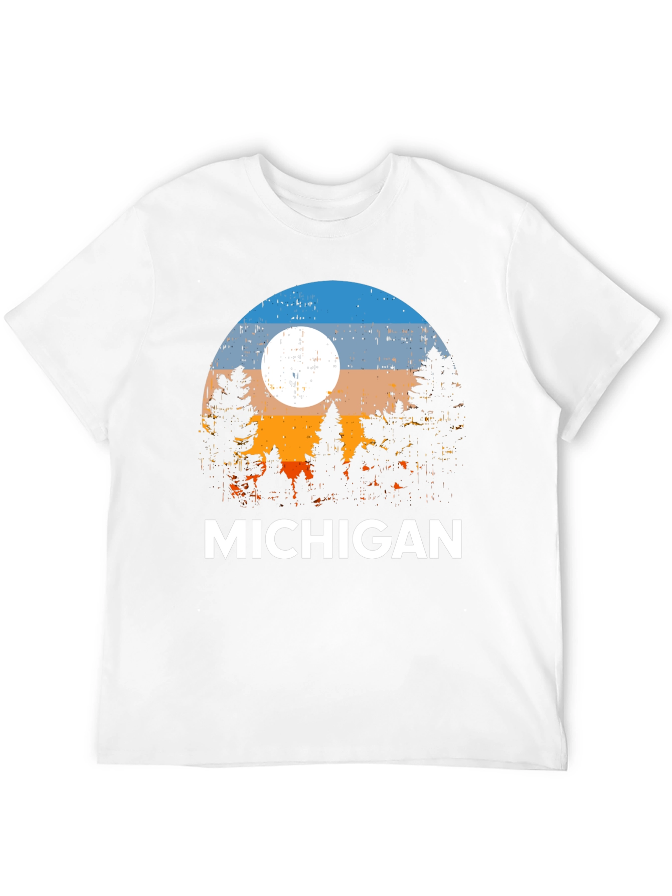 Michigan Landscape Graphic T-Shirt