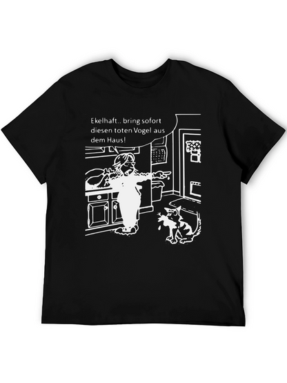 Funny Cartoon Graphic T-Shirt - Bring the Bird Out!