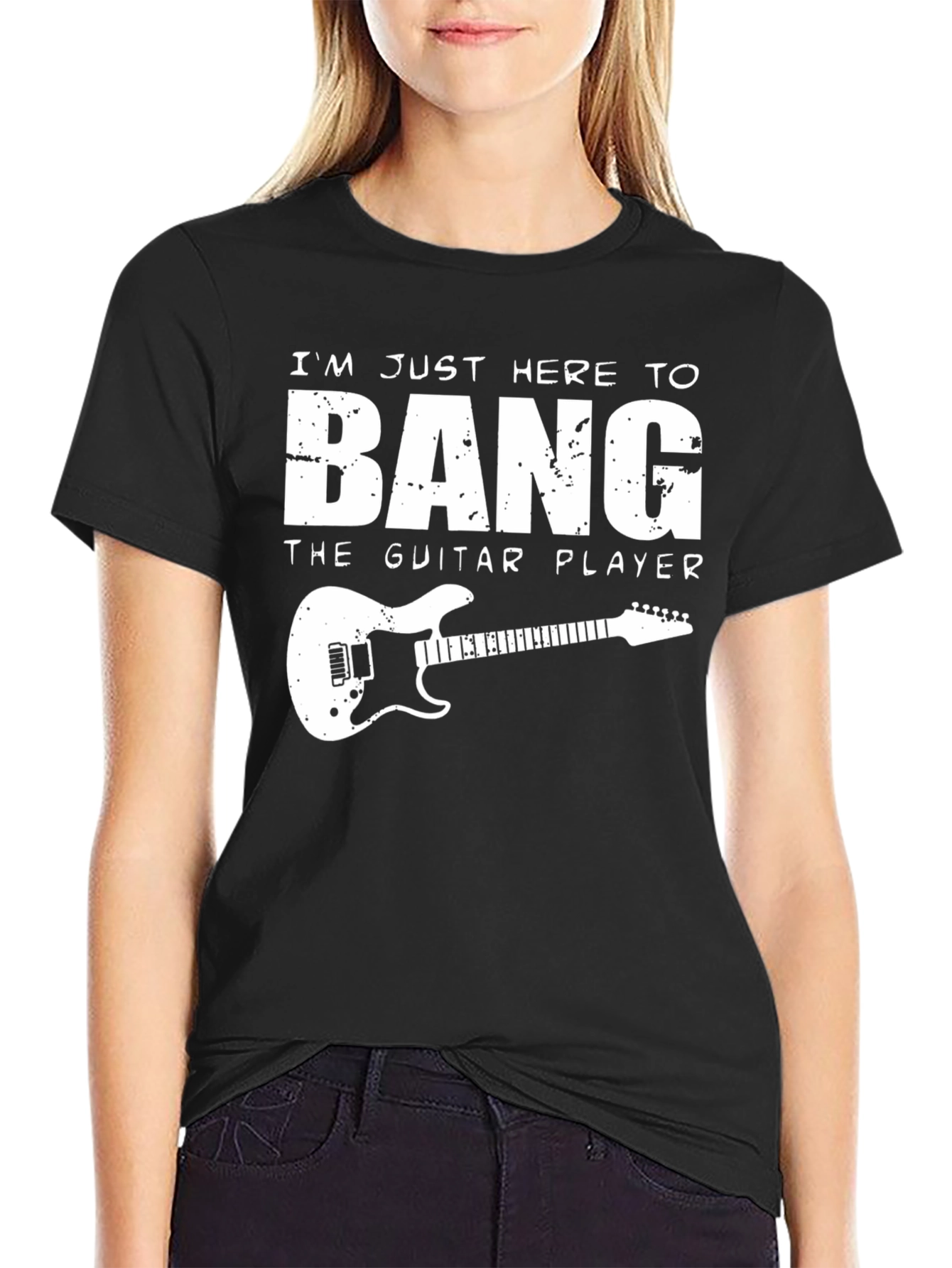 Bang the Guitar Player T-Shirt - Funny Music Tee