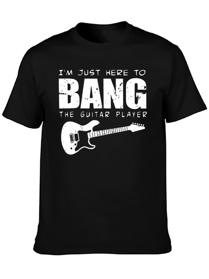 Bang the Guitar Player T-Shirt - Funny Music Tee